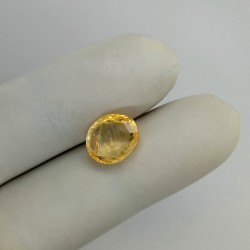 Yellow Sapphire  (Pukhraj) 5.06 Ct Good Quality